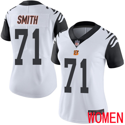 Cincinnati Bengals Limited White Women Andre Smith Jersey NFL Footballl 71 Rush Vapor Untouchable